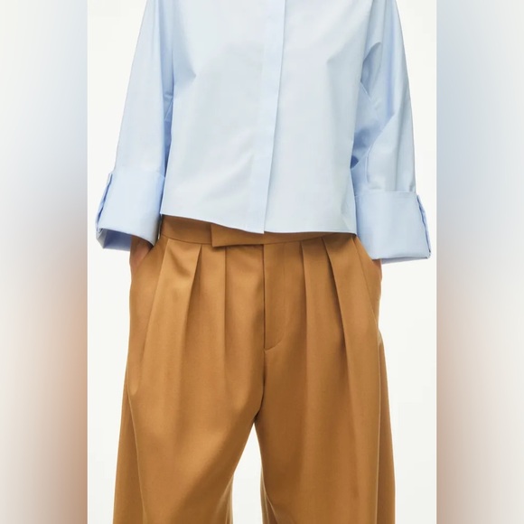 NEW ZARA Pleated Wool Pants Limited Edition - Picture 4 of 13